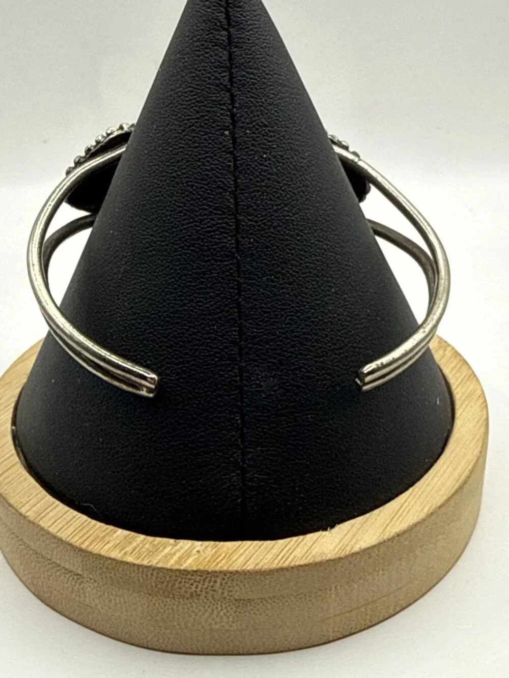 Southwestern Style Black Onyx Split Cuff Bracelet